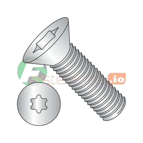 Newport Fasteners M6-1.00 x 35 mm Torx Flat Machine Screw, Plain 18-8 Stainless Steel, 1250 PK 921241 - main